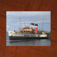 The Waverley Paddle Steamer, Rothesay, Scotland Jigsaw Puzzle