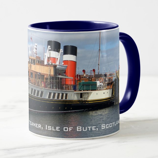 The Waverley Paddle Steamer, Rothesay, Scotland Mug (Creator Uploaded)