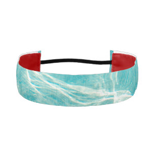 the waves of the sea athletic headband
