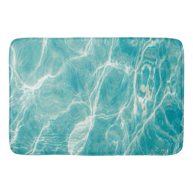 the waves of the sea bath mat (Front)