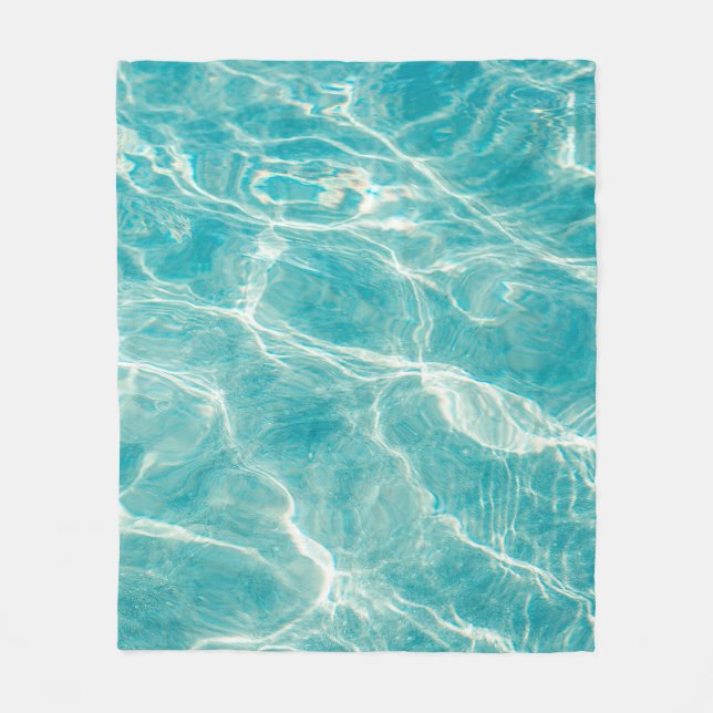 the waves of the sea fleece blanket (Front)