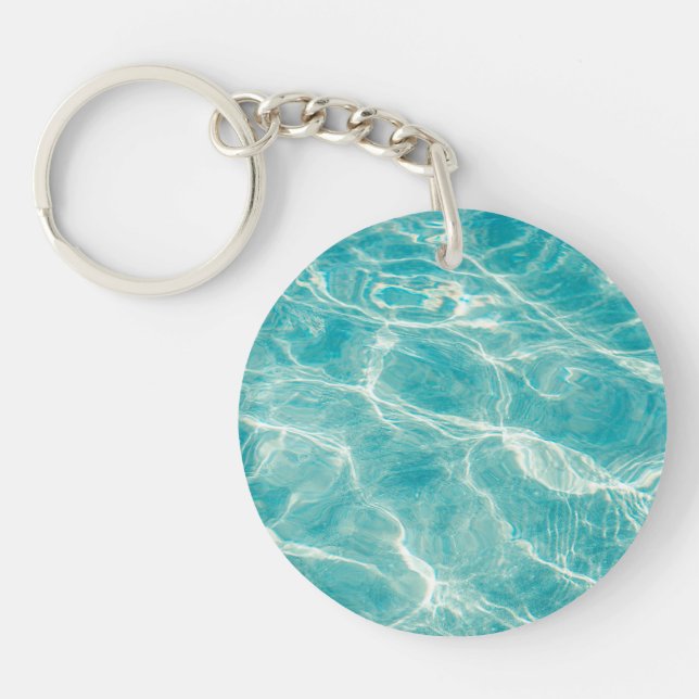 the waves of the sea keychain (Front)