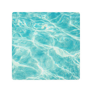 the waves of the sea metal print