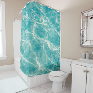 the waves of the sea shower curtain