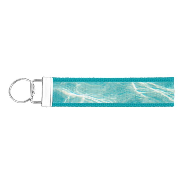 the waves of the sea wrist keychain (Keys on Left)