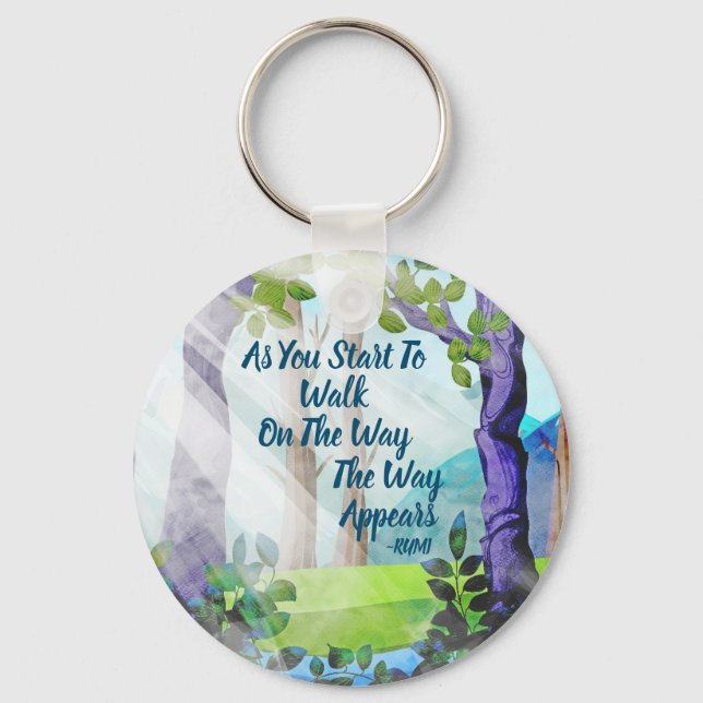 The Way Appears Rumi Keychain (Front)