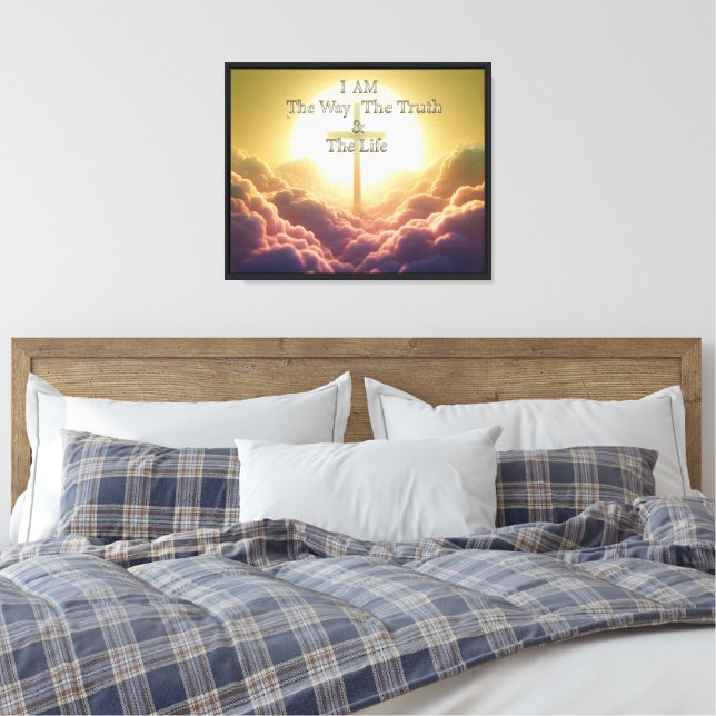 The Way Canvas Print (Insitu(Bedroom))