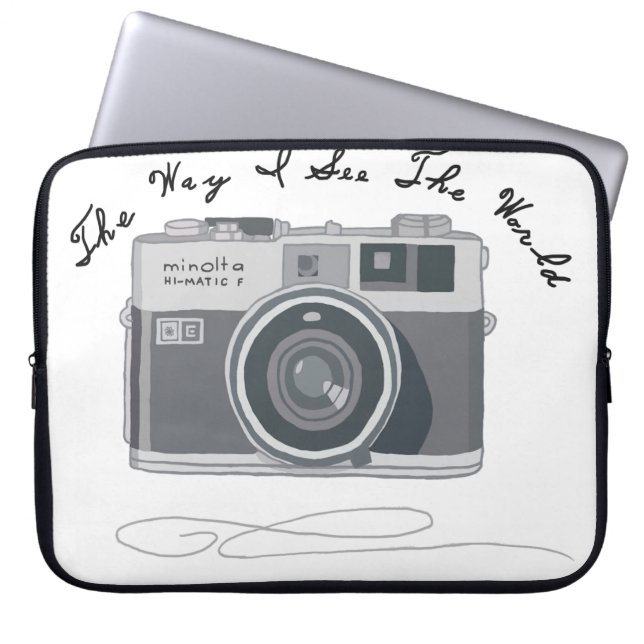 The Way I See The World Laptop Sleeve (Front)