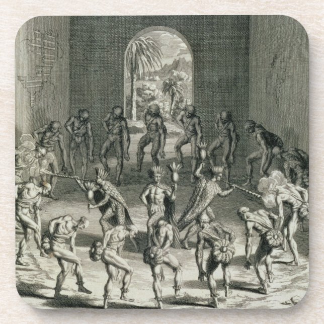 The Way in which Caribbean Priests Boost their Cou Drink Coaster (Front)