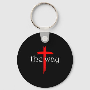 The Way Jesus Cross Inspired Bible Christian Relig Keychain