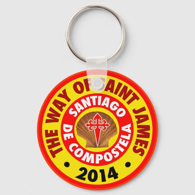 The Way of Saint James 2014 Keychain (Front)