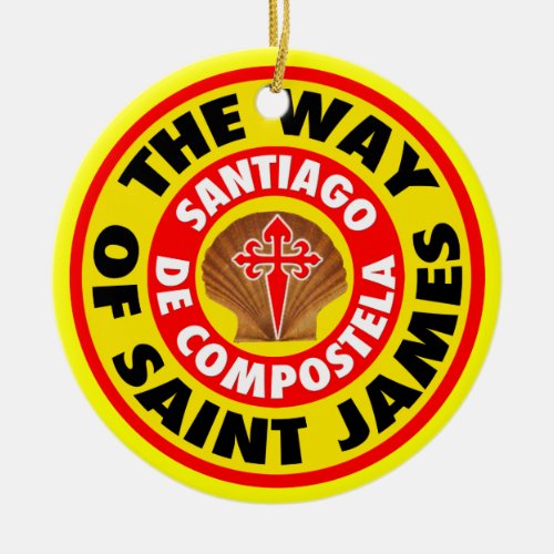 The Way of Saint James Ceramic Ornament