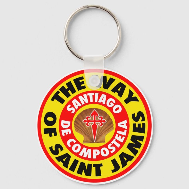 The Way of Saint James Keychain (Front)
