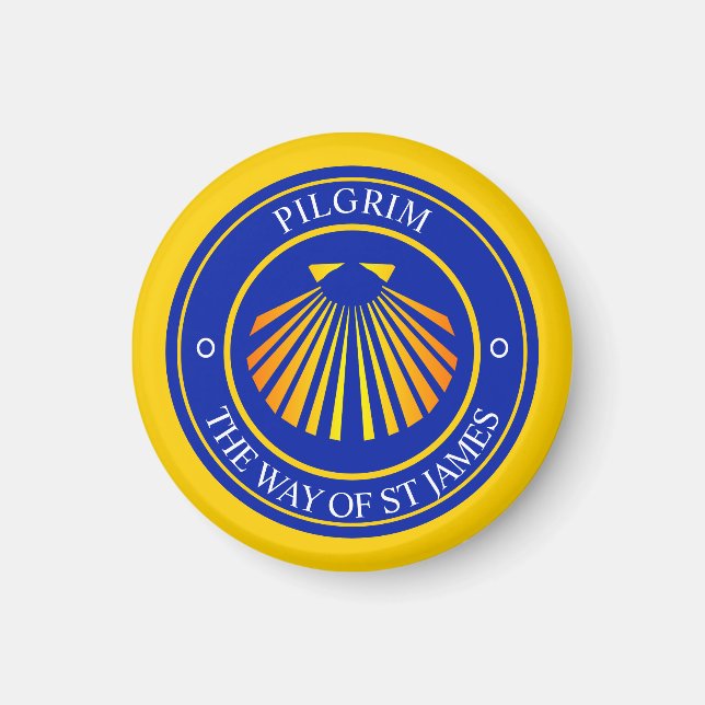 The way of St James pilgrims Magnet (Front)