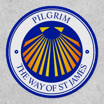The Way Of St James Pilgrims Patch by customthreadz at Zazzle