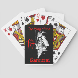 "The way of the Samurai" Poker Cards