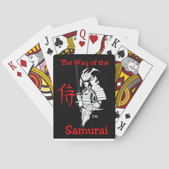 "The way of the Samurai"   Poker Cards (Back)