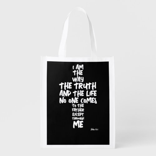 The Way The Truth The Life John 146 Scripture Grocery Bag