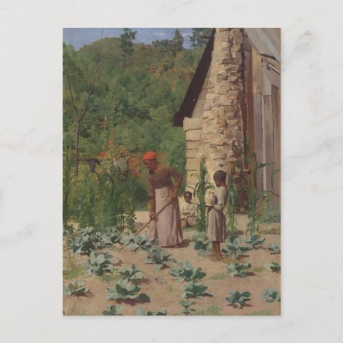 The Way They Live by T Anshutz Vintage Painting Postcard