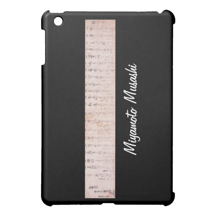 "The Way to be Followed Alone" Dokkodo (Musashi) iPad Mini Cover