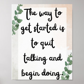 The way to get started poster