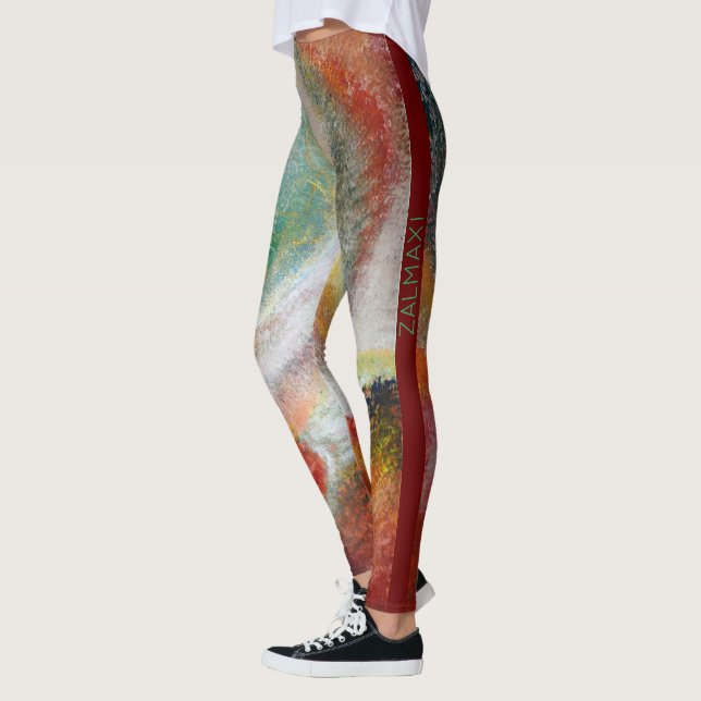 ”The way to Sazi Runi” by Ramona Walach Leggings (Left)