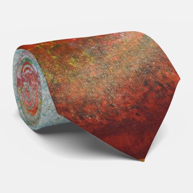 ”The way to Sazi Runi” by Ramona Walach Neck Tie (Rolled)