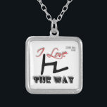 The Way (Tsade) Silver Plated Necklace<br><div class="desc">Yahshua said, "I am The Way ... " and this is the letter that represents "The Way." The Way is Elohim's path that we strive to walk on! These are the Ancient Aramaic/Hebrew letters of the Father's original alephbet. Alan talks about these in his YouTube videos where he answers questions...</div>