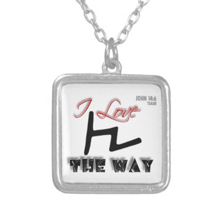 The Way (tsade) Silver Plated Necklace