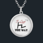 The Way (Tsade) Silver Plated Necklace<br><div class="desc">Yahshua said, "I am The Way ... " and this is the letter that represents "The Way." The Way is Elohim's path that we strive to walk on! These are the Ancient Aramaic/Hebrew letters of the Father's original alephbet. Alan talks about these in his YouTube videos where he answers questions...</div>