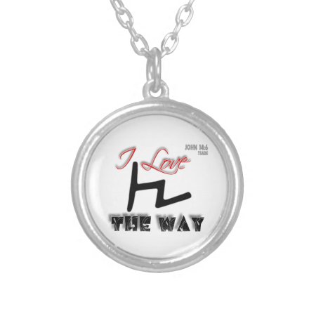 The Way (tsade) Silver Plated Necklace