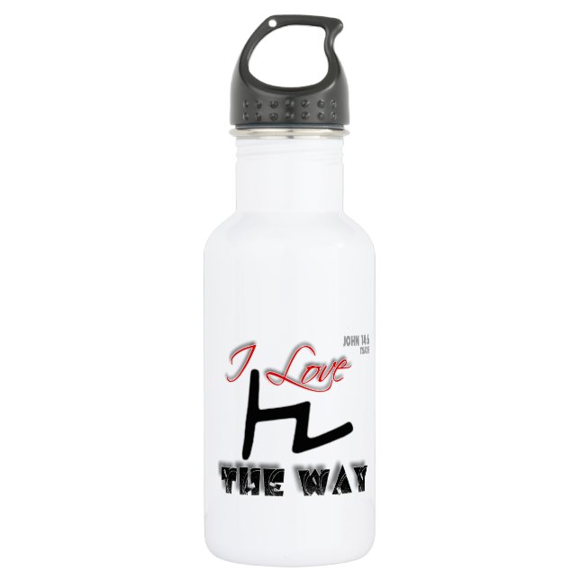 The Way (Tsade) Stainless Steel Water Bottle (Front)