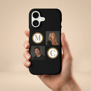 The Way We Are Custom Couple Photo Monogram Black iPhone 17 Case
