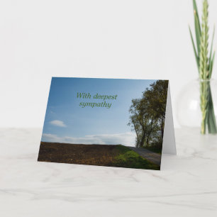 The way - With deepest sympathy Card