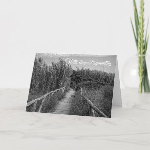 The way - With deepest sympathy Card