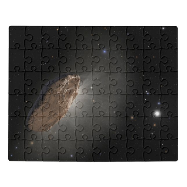 The Wayward Interstellar Object Oumuamua. Jigsaw Puzzle (Puzzle Horizontal)