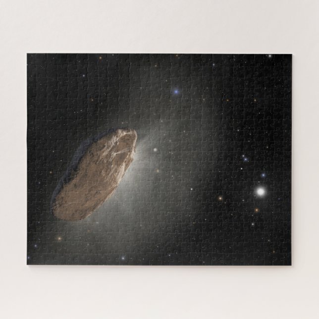 The Wayward Interstellar Object Oumuamua. Jigsaw Puzzle (Horizontal)