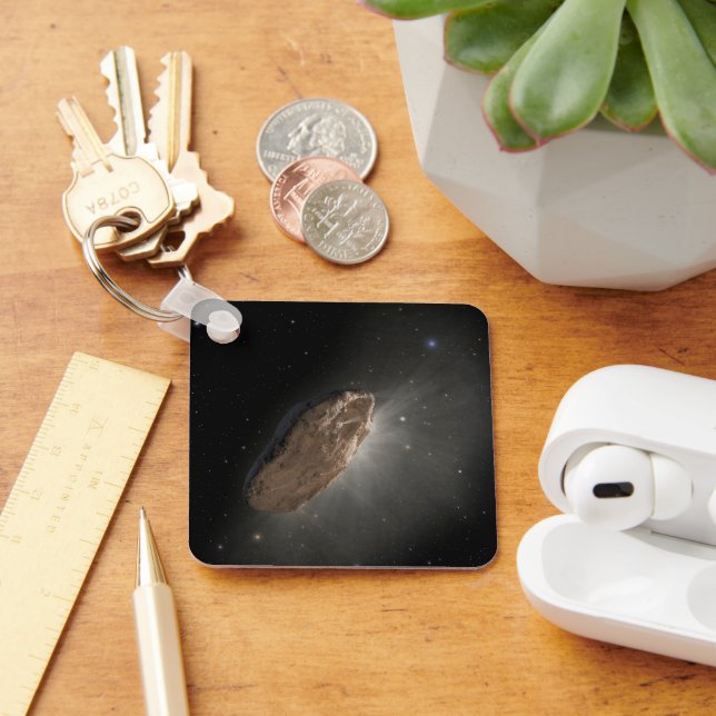 The Wayward Interstellar Object Oumuamua. Keychain (Desk)