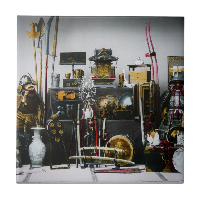 The Weapons and Armor of the Ancient Samurai Japan Tile (Front)