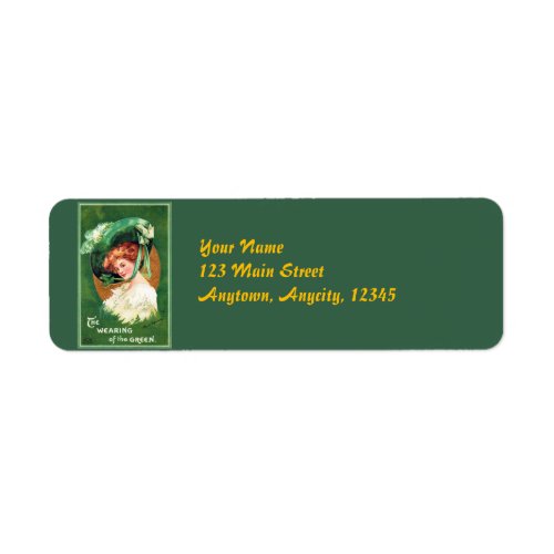 The Wearing Of The Green Address Labels