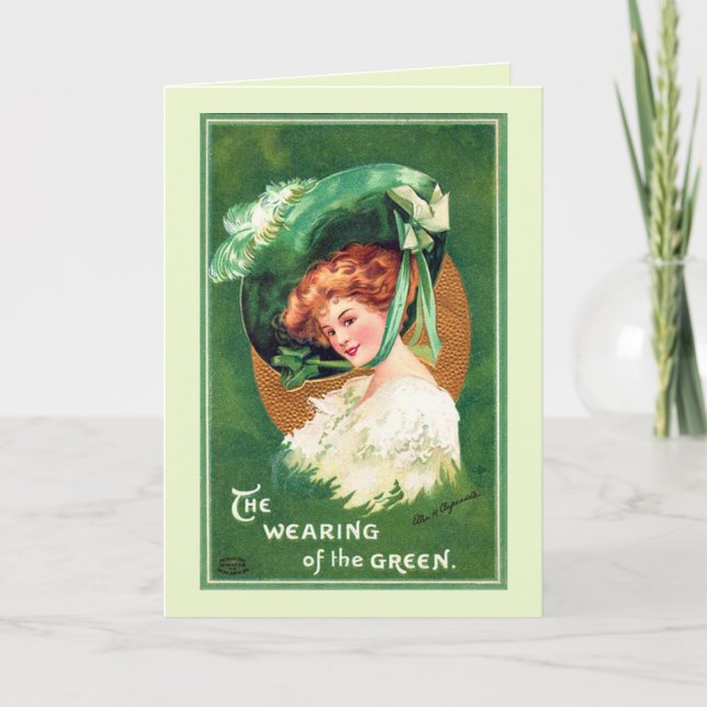 The Wearing Of The Green Greeting Card (Front)