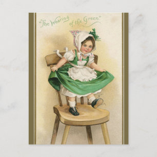 The Wearing of the Green Postcard