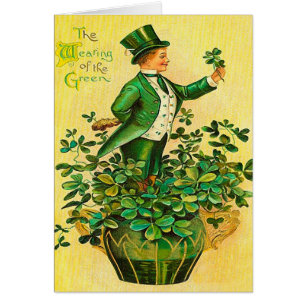 The Wearing of the Green -St. Patrick's Day Cards