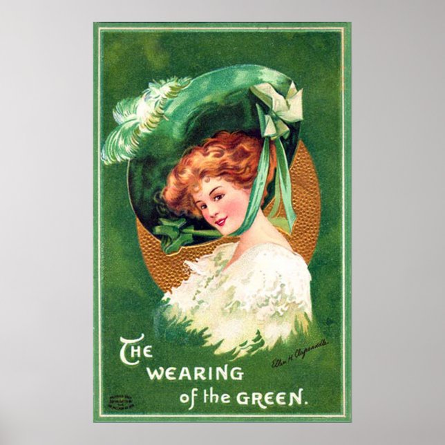 The Wearing Of The Green Vintage Poster (Front)