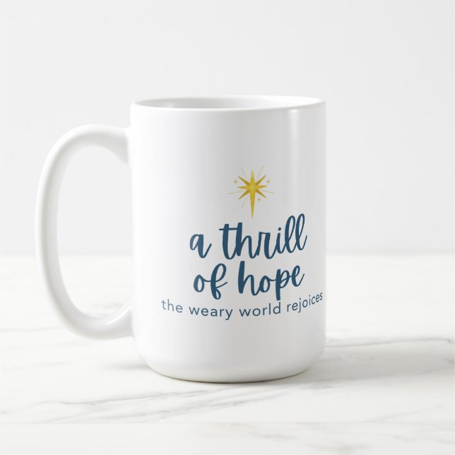The Weary World Rejoices Mug (Left)