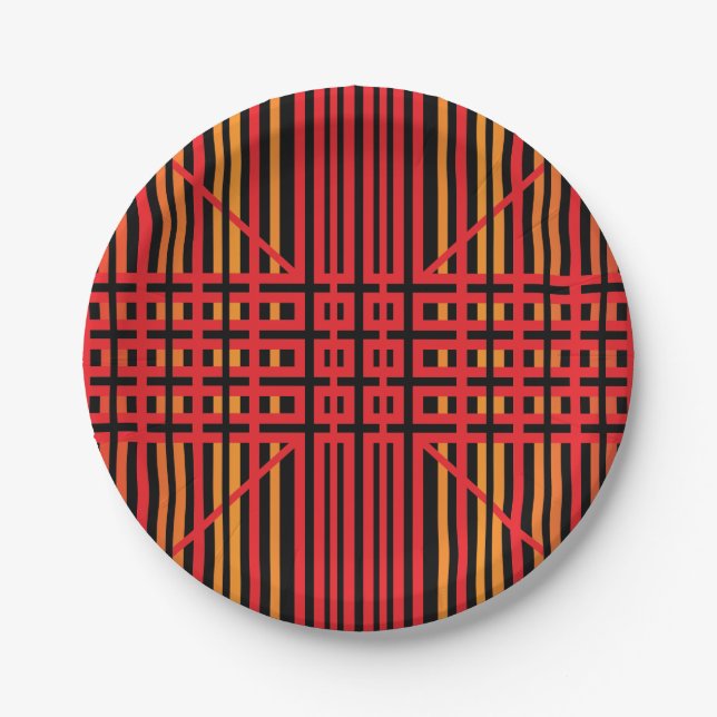 The Weaver Paper Plate (Front)