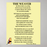 The Weaver Poem Poster at Zazzle