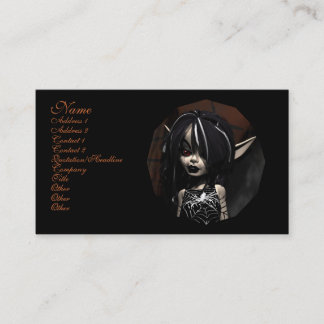 The Web Master Faery Business Card