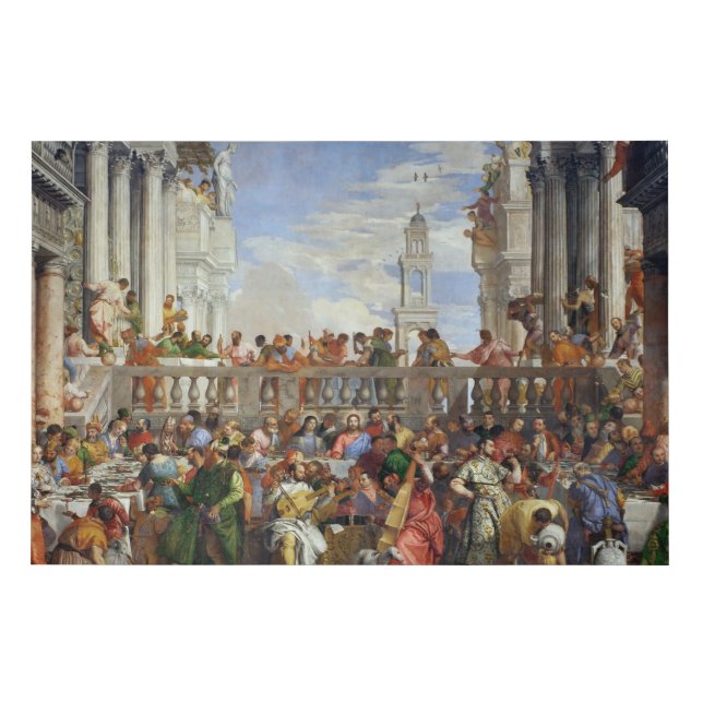 The Wedding at Cana by Paolo Veronese - Canvas (Front)