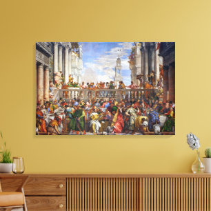 The Wedding at Cana Paolo Veronese Canvas Print
